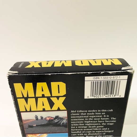 Mad Max VHS Mel Gibson Movie - Picture 5 of 14